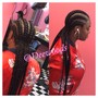 Freestyle Stitch Braids/Medium knotless