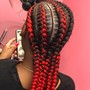 Fulani Braids Large Mid-Back