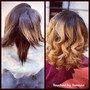 Ombré hair color