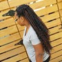 *Medium knotless box braids