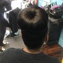 Updo- Relaxed Hair