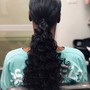 Braid down for wigs with shampoo