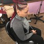 2 Feed-In Braids w/ Color Hair: HAIR INCLUDED