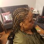 Wig braid down