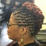 Loc Style(braids, barrels, updo)