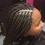 Natural Twists/flat twist on long hair