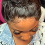 Natural Twists/flat twist on short hair