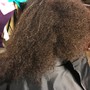 Basic Shampoo and Style on natural hair