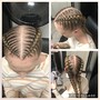 Two feed in Cornrows