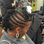 Ponytail with weave