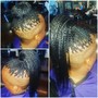 Comb Twist/ med to long 5 to 12 inches