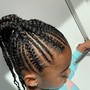 Kid's Braids on scalp