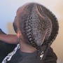 Kid's Braids on scalp