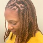 Locs maintenance RESISTANT LOCS (fresh locs) with loc repair -all over