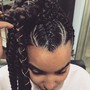 Braided Ponytail Large Feed ins