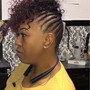 Protective style natural hair