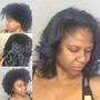 Wash/set or Wash/curl(short cut)