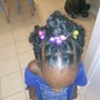 Kid Braid style with own hair