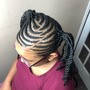 Medium Knotless Braids