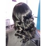 Natural hair Silk press