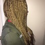 Feed in cornrows