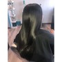 Natural hair Silk press