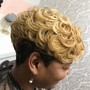 Shampoo style relaxer edge up