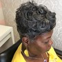 Shampoo style relaxer edge up