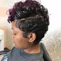 Shampoo style relaxer edge up