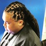 Kid's Braids/ cornrows with hair added