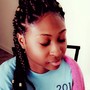 Natural hair bohemian Braids