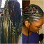 Ghana Braids/Feed-in/stitched braids