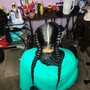 Girls Sleek Ponytail Braid