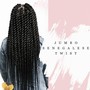 Jumbo box braids