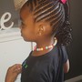 Kids cornrow with extensions  mediu