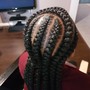 Small kinky Twists (human hair)