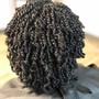 Two/three strand Twist Out/Coils