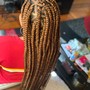 Medium  waist length Knotless Box Braids