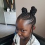 Kids Fulani/tribal braids medium