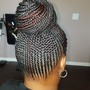 Small kinky Twists (human hair)