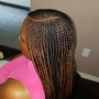 Large knotless braids