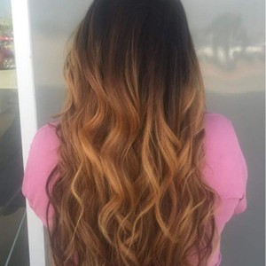 ombre hair tumblr brown to blonde
