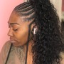 2 Feed In Braids