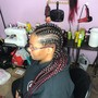 2 Feed In Braids w/ Natural Color: HAIR INCLUDED