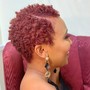 Natural Style on Short Natural Hair