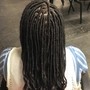 Regular Knotless Braids (butt length