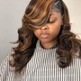 Sew In With Any Styling Rollerset or Wand Curl