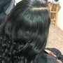 Wedding Sessions/wedding party hair curling