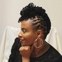 Natural Style on Short Natural Hair