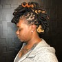 Single process color for locs